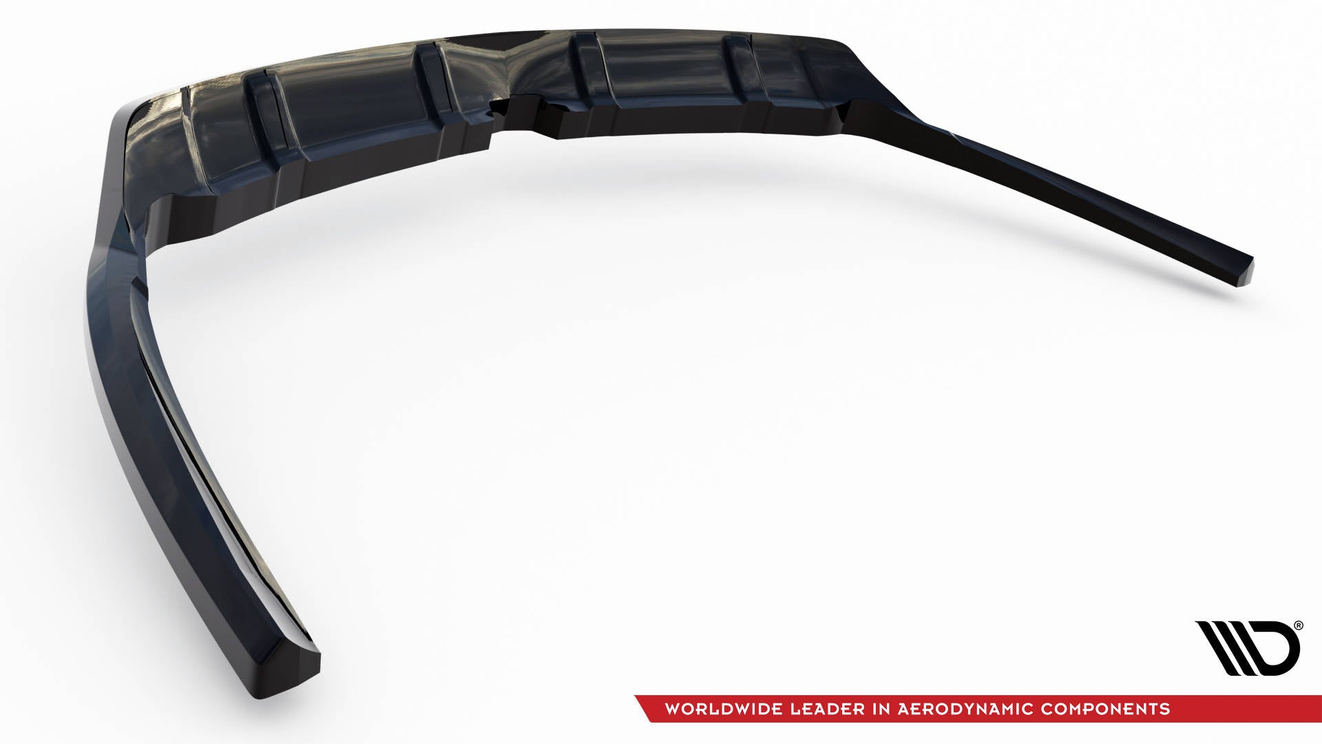 Maxton Design Street+ Mittlerer Diffusor RACE passend für Land Rover Discovery HSE Mk5 schwarz Hochglanz