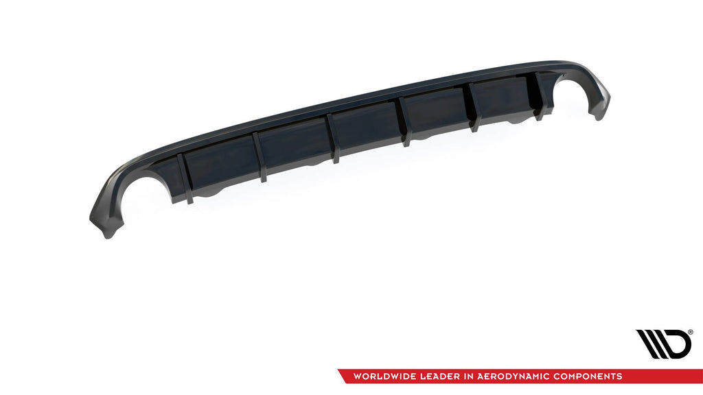 Maxton Design Diffusor Heck Ansatz passend für BMW 3er Limousine G20 schwarz Hochglanz