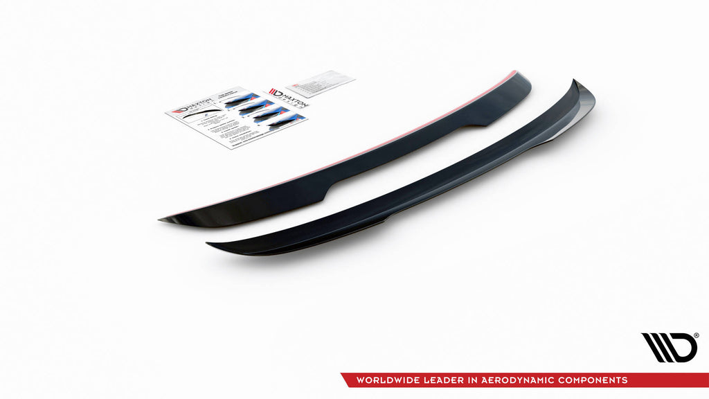 Maxton Design Spoiler CAP passend für Bentley Continental GT V8 S Mk2 schwarz Hochglanz