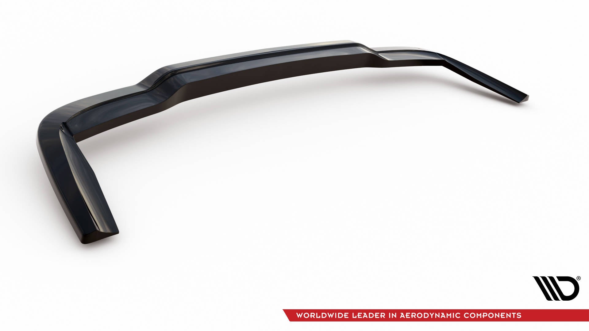 Maxton Design Street+ Mittlerer Diffusor RACE passend für Mercedes-Benz B W246 Facelift schwarz Hochglanz
