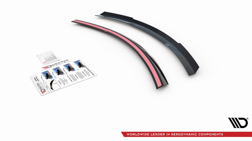 Maxton Design Spoiler CAP für Mercedes GLA 45 AMG SUV (X156) vor Facelift Carbon Look