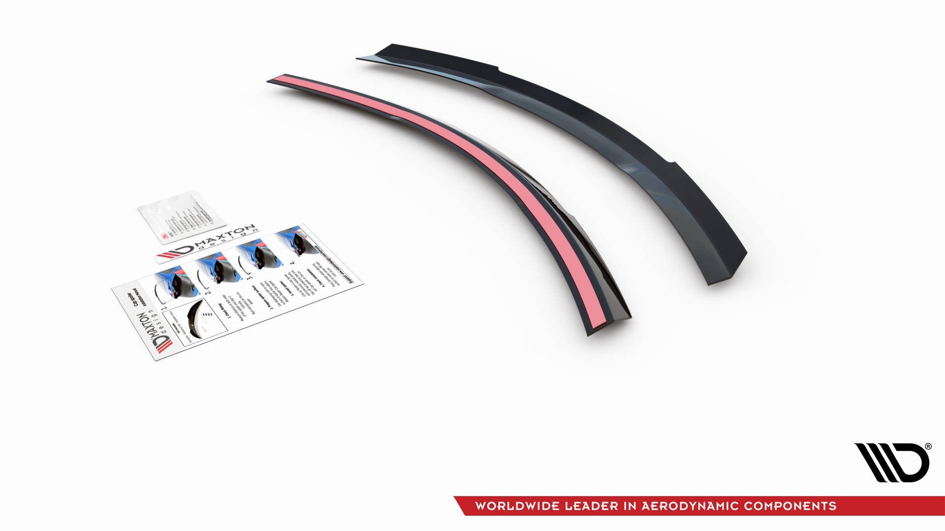 Maxton Design Spoiler CAP für Mercedes GLA 45 AMG SUV (X156) vor Facelift Carbon Look