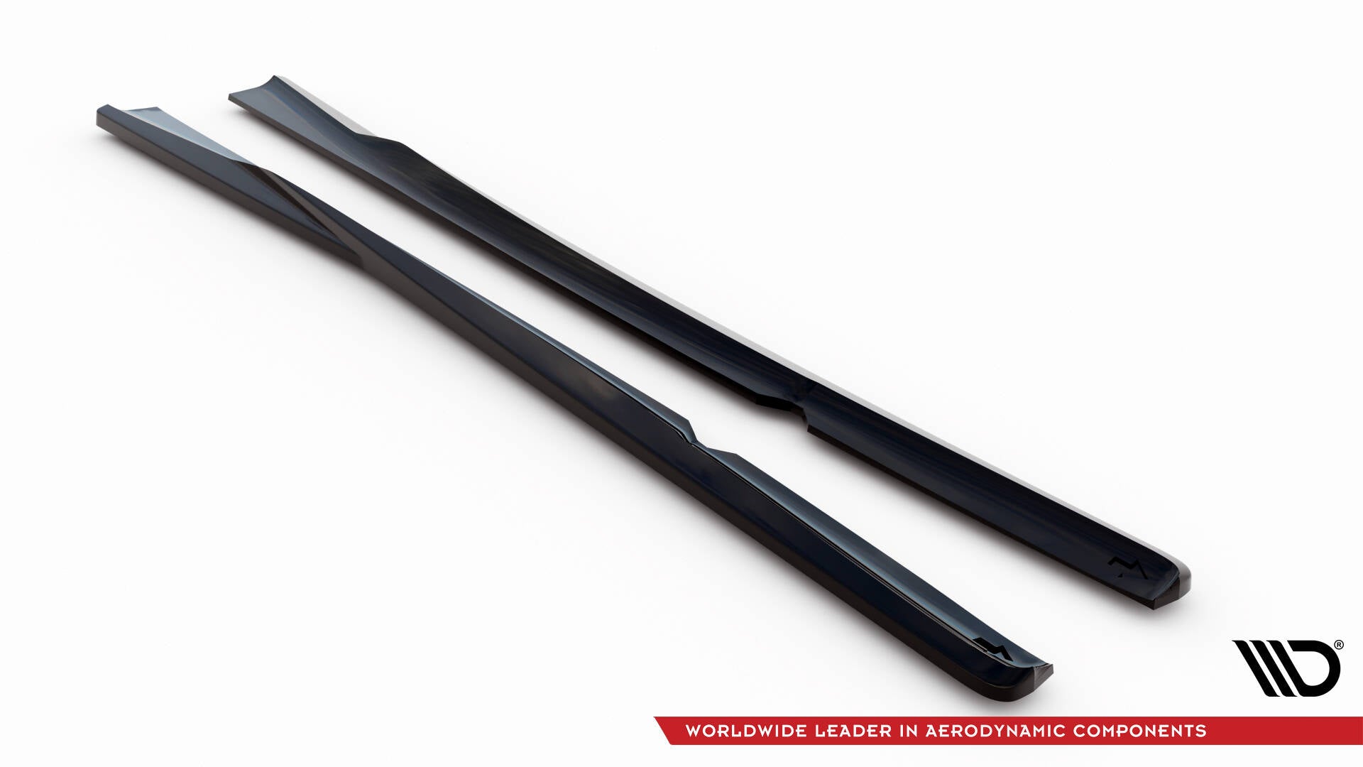 Maxton Design Street+ Seitenschweller Leisten passend für Chevrolet Corvette C5 schwarz Hochglanz