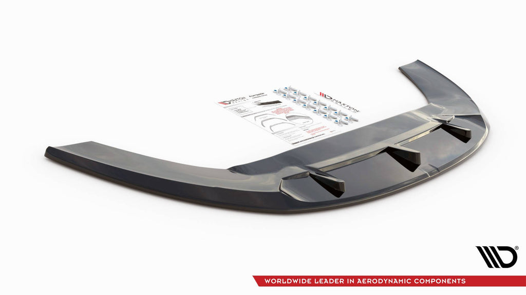 Maxton Design Frontdiffusor Abarth Punto Evo schwarz Hochglanz für Abarth Punto Evo