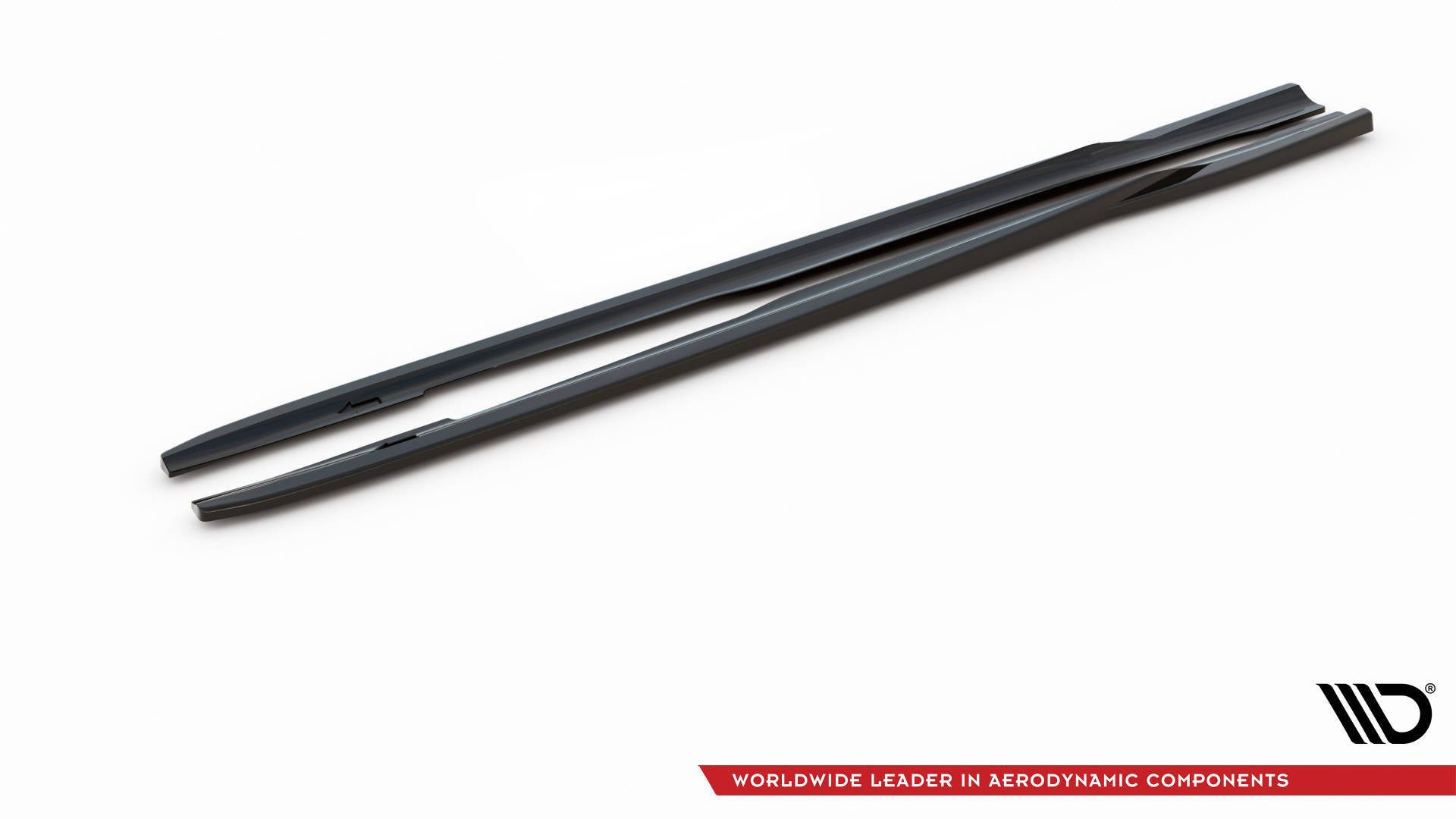 Maxton Design Street+ Seitenschweller Leisten V.2 passend für Ford Focus ST Mk3 schwarz Hochglanz