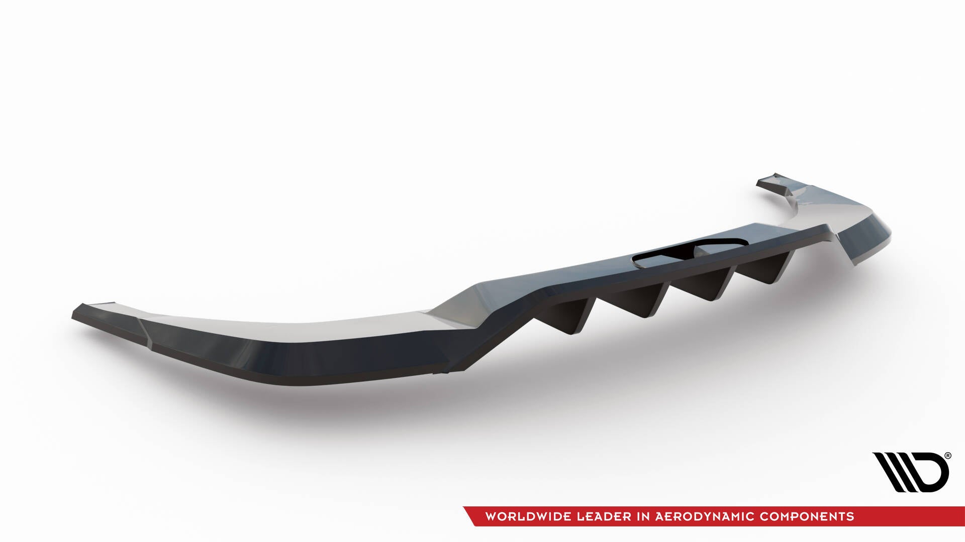 Maxton Design Street+ Mittlerer Diffusor RACE passend für Skoda Enyaq Coupe iV RS schwarz Hochglanz