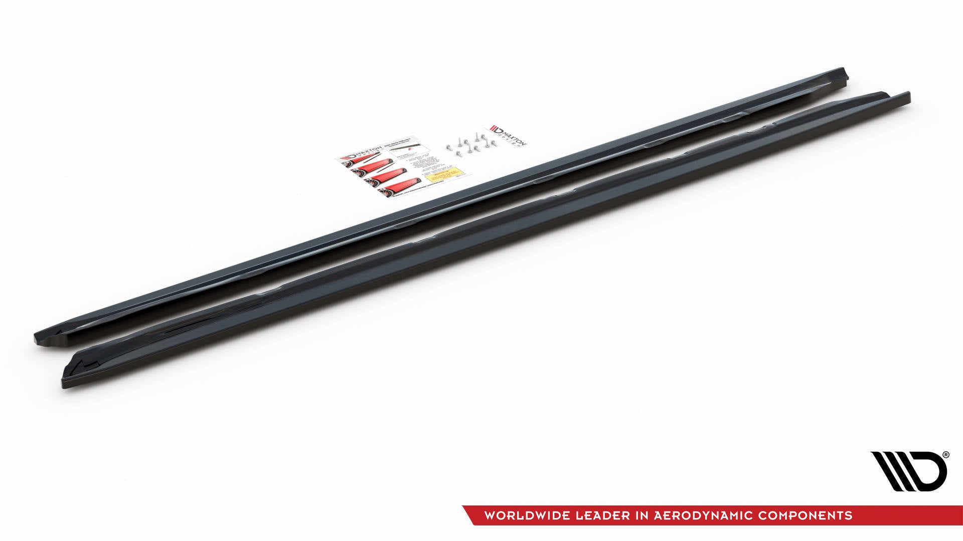 Maxton Design Street+ Seitenschweller Leisten passend für Peugeot 508 GT Mk1 Facelift schwarz Hochglanz