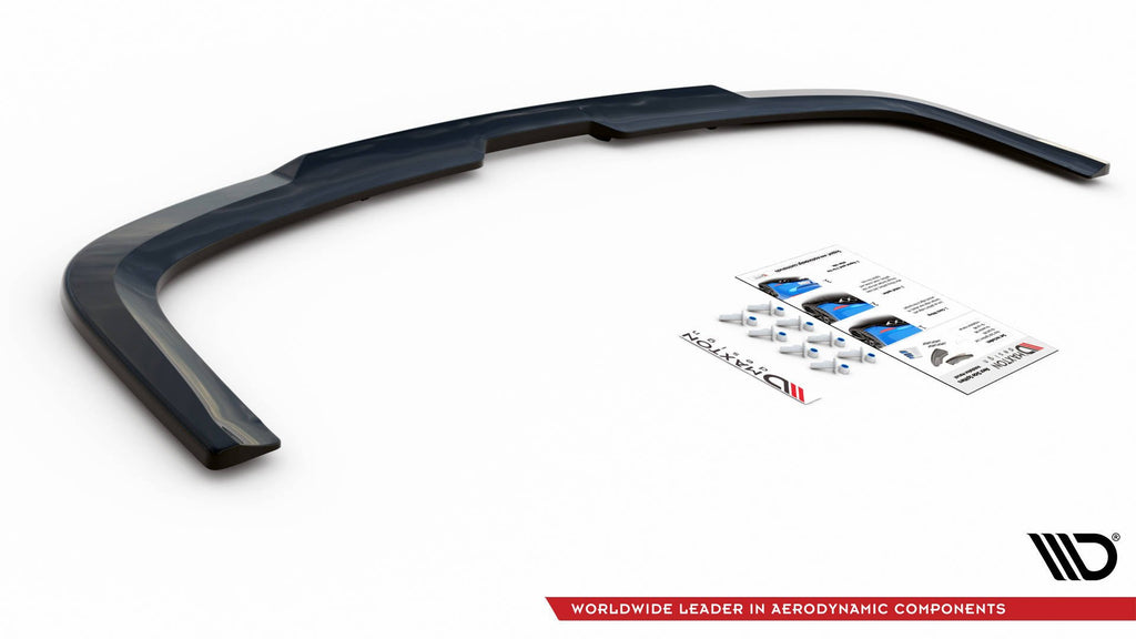 Maxton Design Street+ Mittlerer Diffusor RACE passend für VW Caddy Mk. 4 schwarz Hochglanz