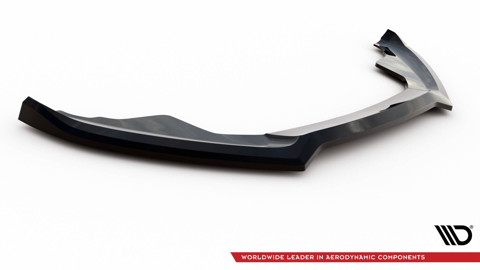 Maxton Design Street+ Spoilerlippe Front Ansatz V.3 passend für Audi S5 / A5 S-Line 8T schwarz Hochglanz