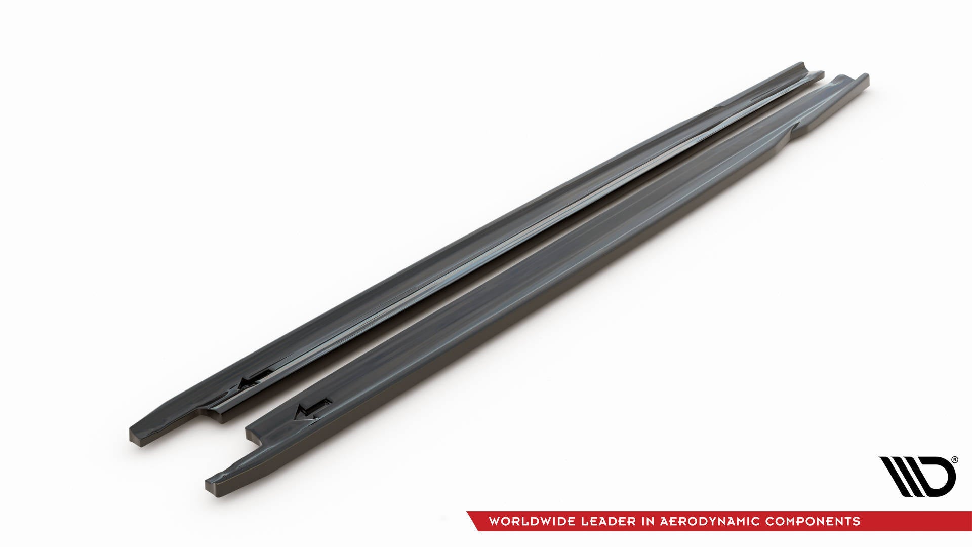 Maxton Design Street+ Seitenschweller Leisten passend für V.1 passend für Skoda Octavia RS Liftback / Combi Mk4 Facelift schwarz Hochglanz