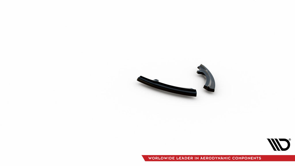 Maxton Design Heck Ansatz Flaps Diffusor passend für Mazda 3 Mk3 schwarz Hochglanz