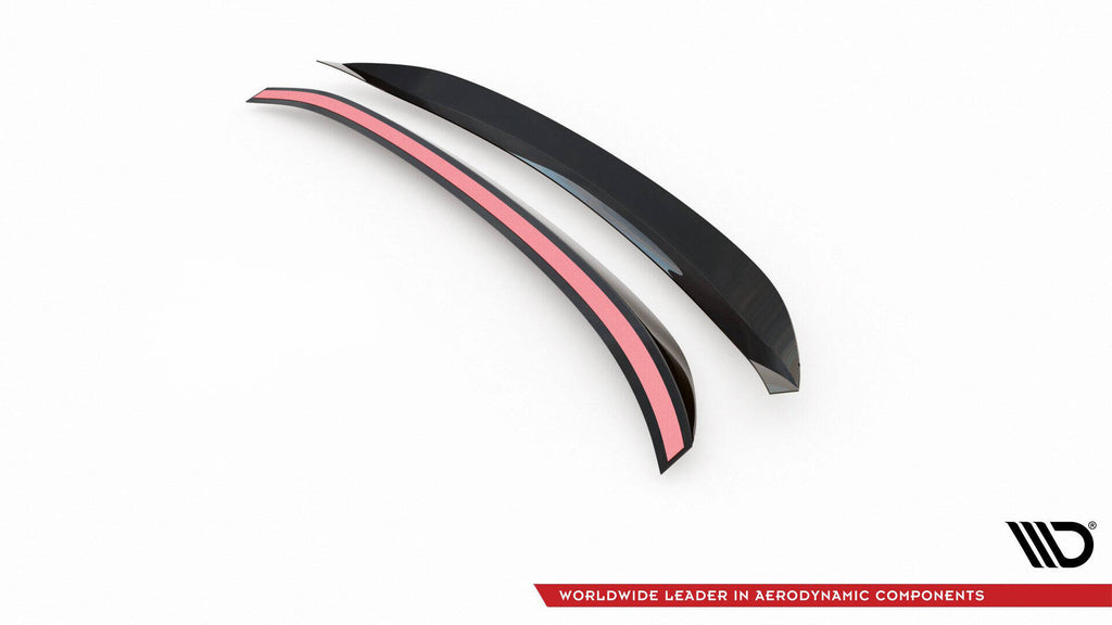 Maxton Design Spoiler CAP passend für Ford Mondeo Liftback Mk5 schwarz Hochglanz