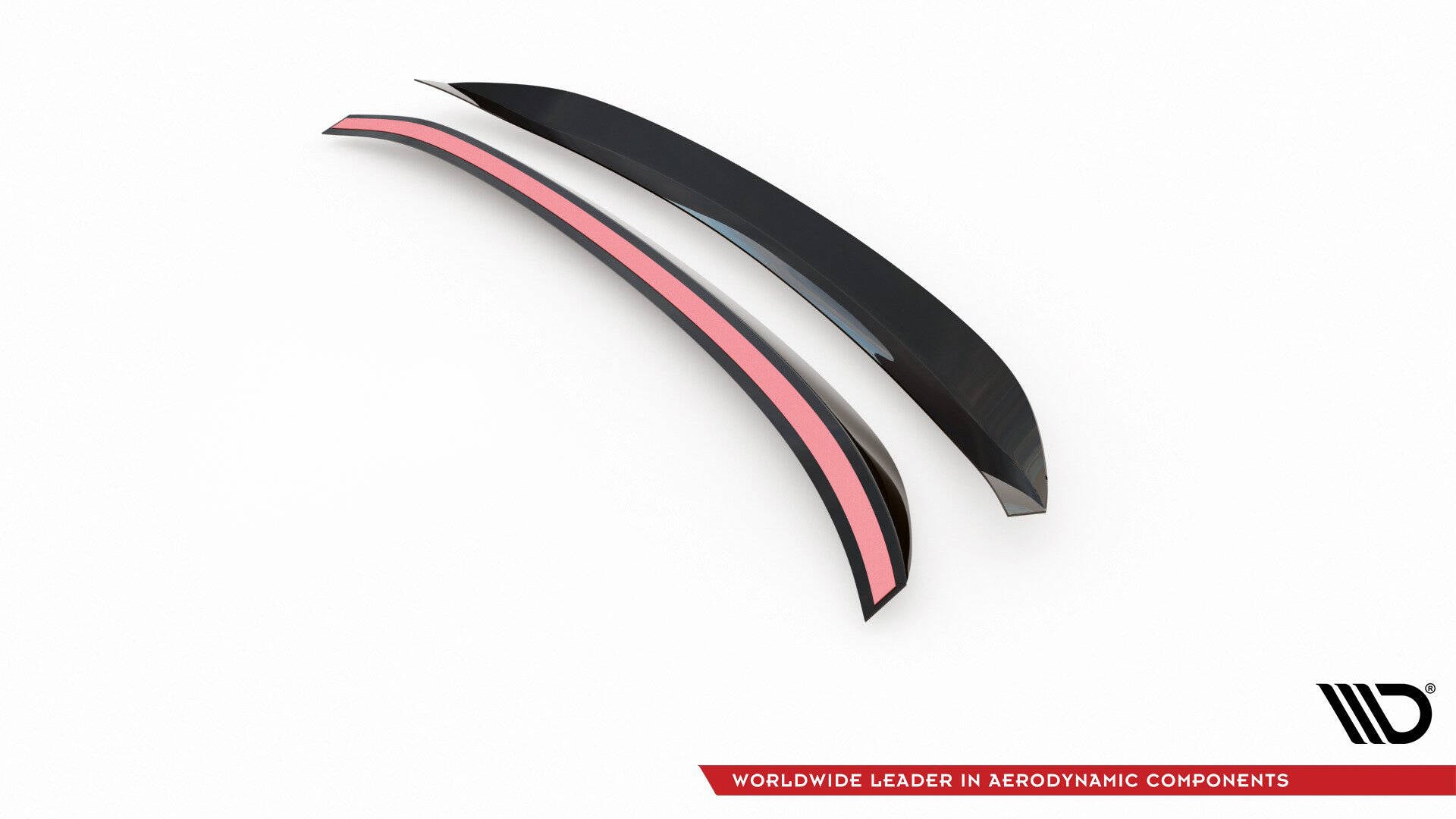 Maxton Design Spoiler CAP passend für Ford Mondeo Liftback Mk5 schwarz Hochglanz
