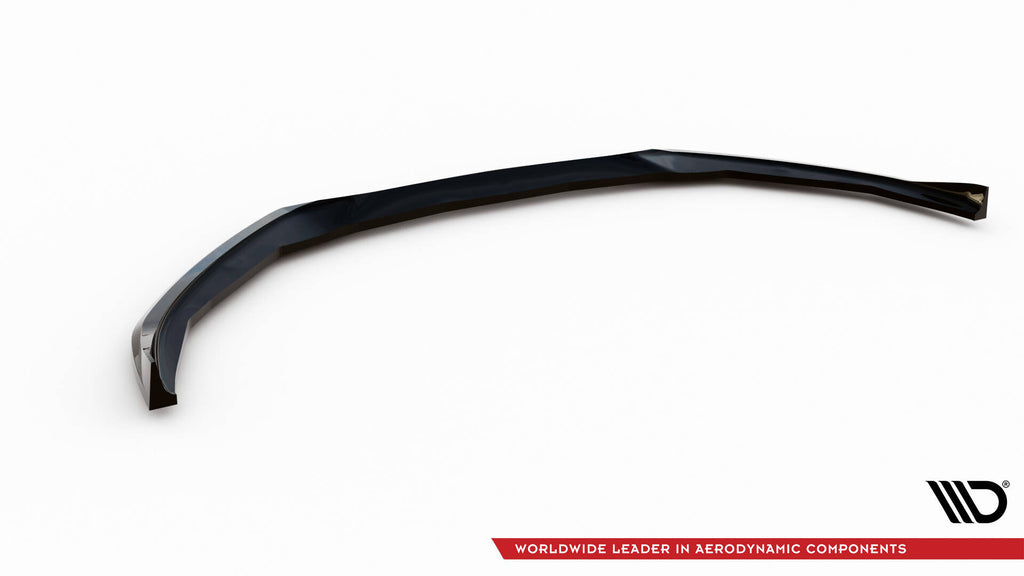 Maxton Design Street+ Spoilerlippe Front Ansatz V.1 passend für Jaguar XE R-Sport X760 schwarz Hochglanz