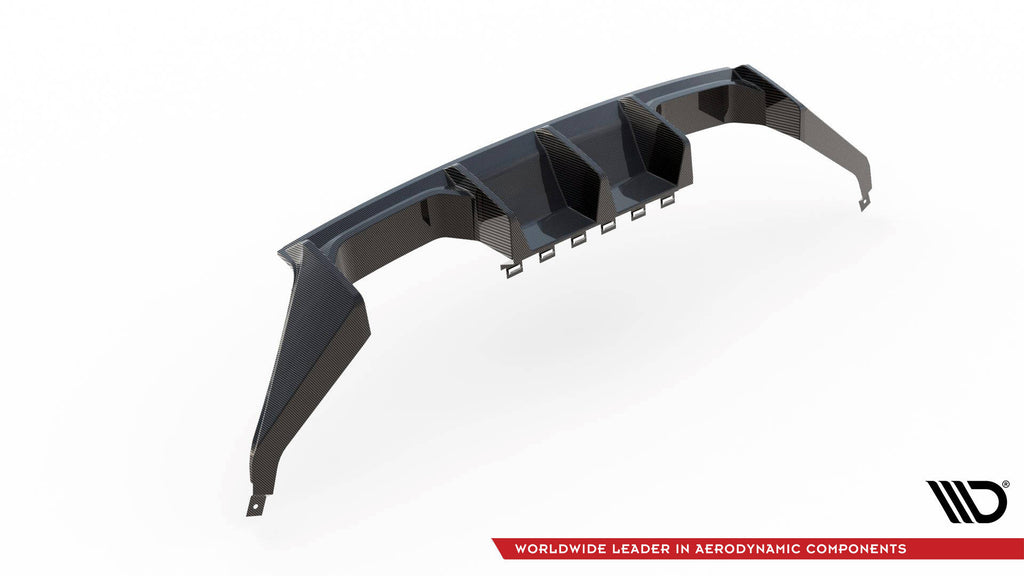 Maxton Design Prepreg Carbon Fiber Diffusor Heck Ansatz passend für BMW M2 G87