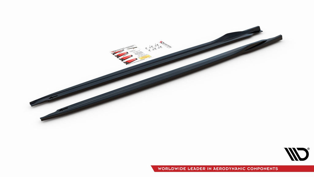 Maxton Design Street+ Seitenschweller Leisten passend für VW Up GTI schwarz Hochglanz