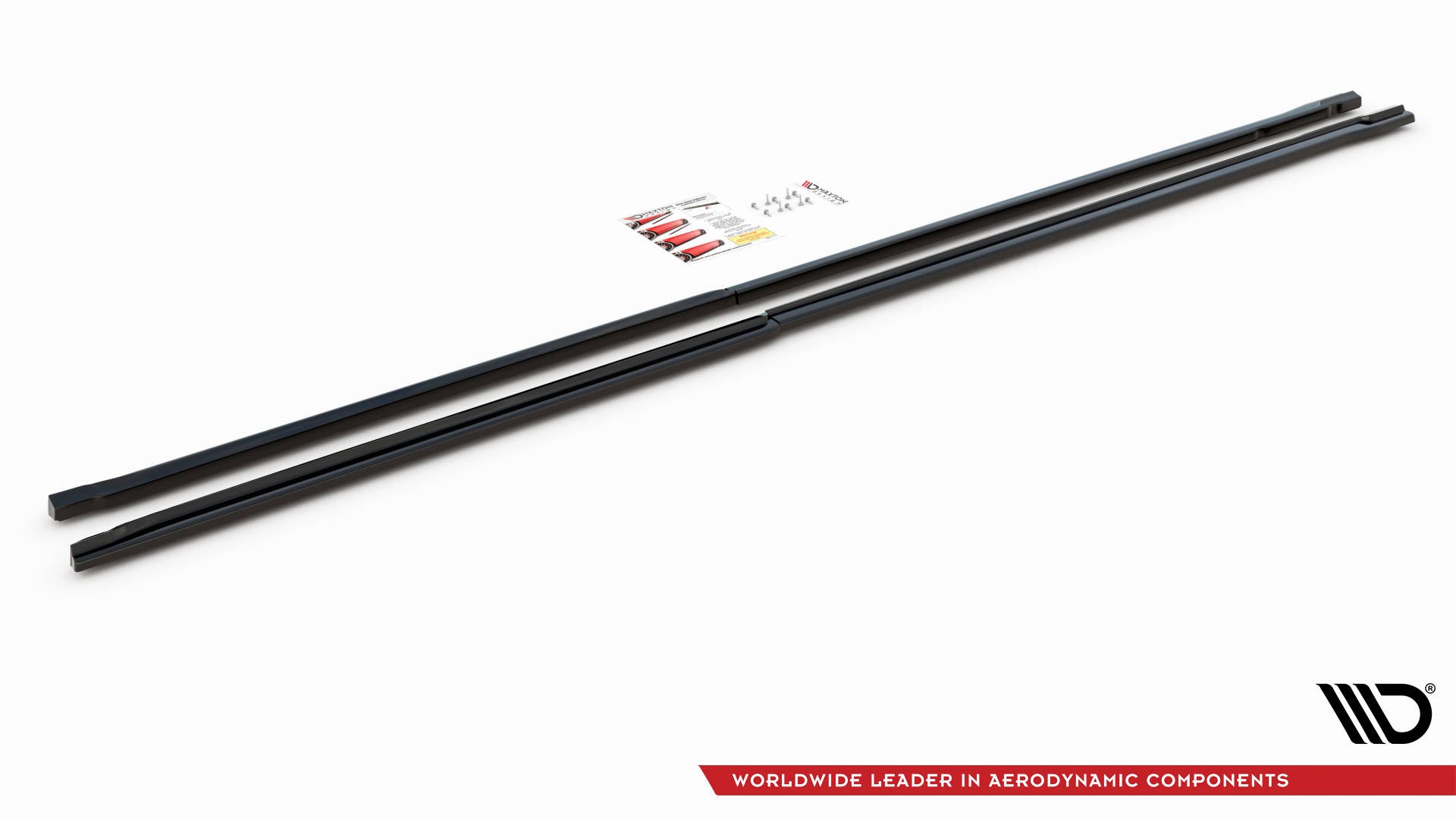 Maxton Design Street+ Seitenschweller Leisten passend für Mercedes-Benz Vito Extra Long W447 schwarz Hochglanz