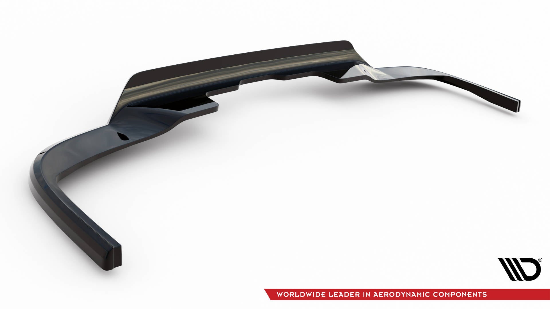 Maxton Design Street+ Mittlerer Diffusor RACE passend für VW Multivan T7 schwarz Hochglanz