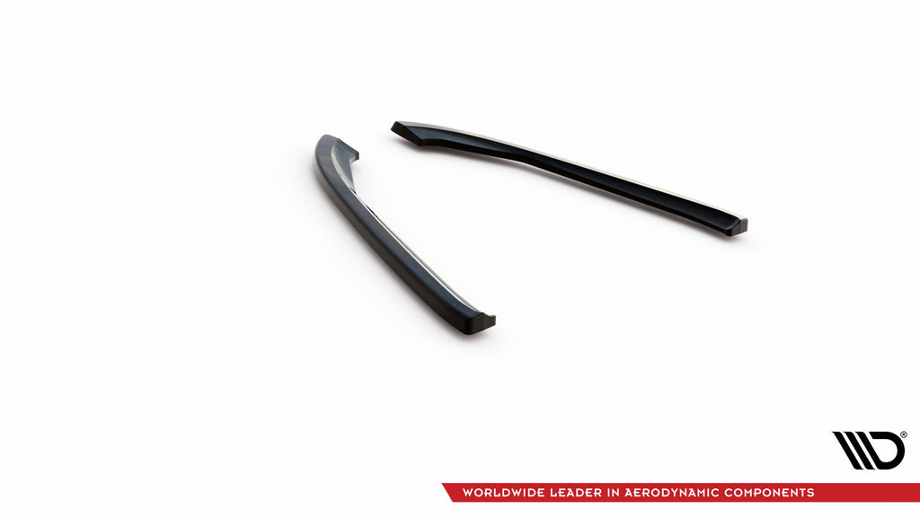 Maxton Design Heck Ansatz Flaps Diffusor passend für Porsche 911 Carrera / Carrera GTS 997 Facelift schwarz Hochglanz