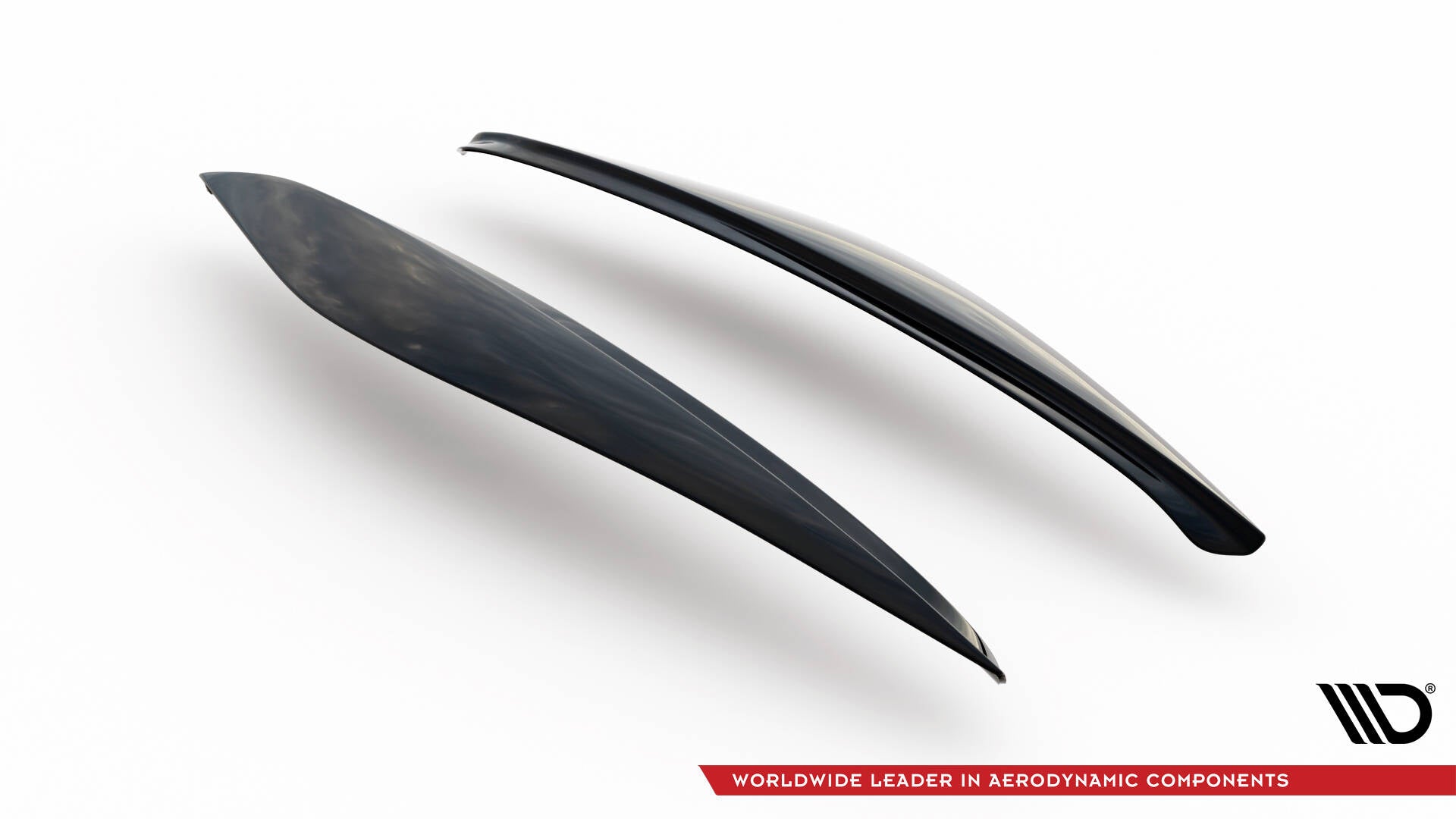 Maxton Design Scheinwerfer Blenden Böser Blick V.1 passend für Ford Fiesta ST / ST-Line / Standard Mk7 FL schwarz Hochglanz