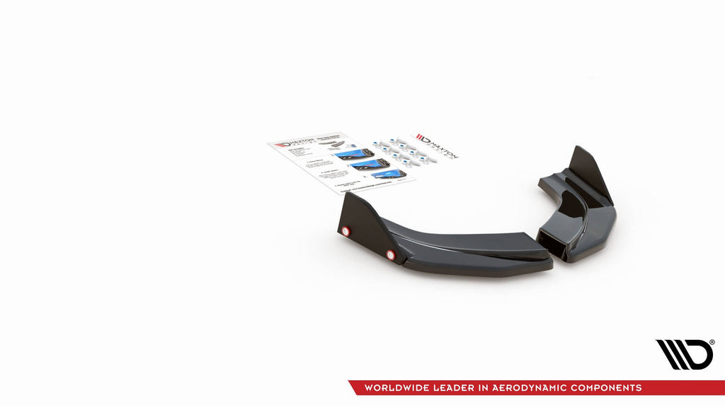 Maxton Design Heck Ansatz Flaps Diffusor V.6 + Flaps passend für Hyundai I30 N Mk3 Hatchback