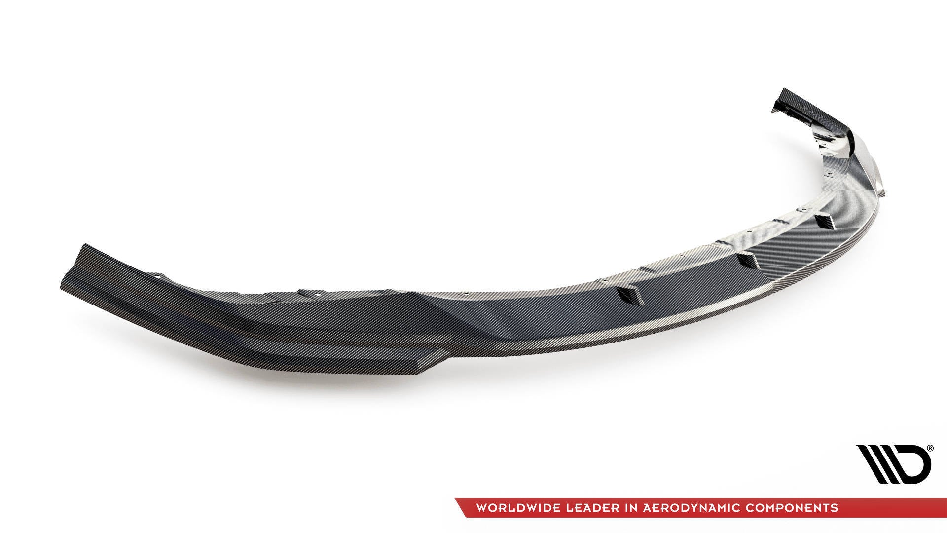 Maxton Design Prepreg Carbon Fiber Street+ Spoilerlippe Front Ansatz V.2 passend für BMW M3 Limousine / Touring G80 / G81