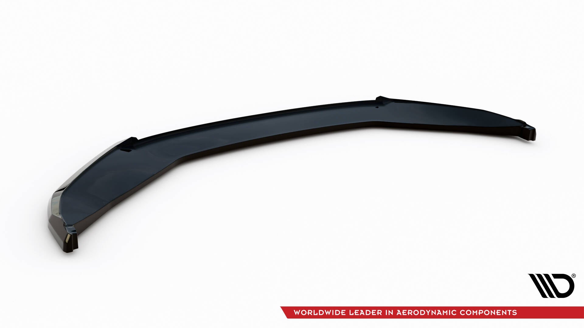 Maxton Design Street+ Spoilerlippe Front Ansatz V.1 passend für Skoda Kodiaq Sportline Mk1 Facelift schwarz Hochglanz