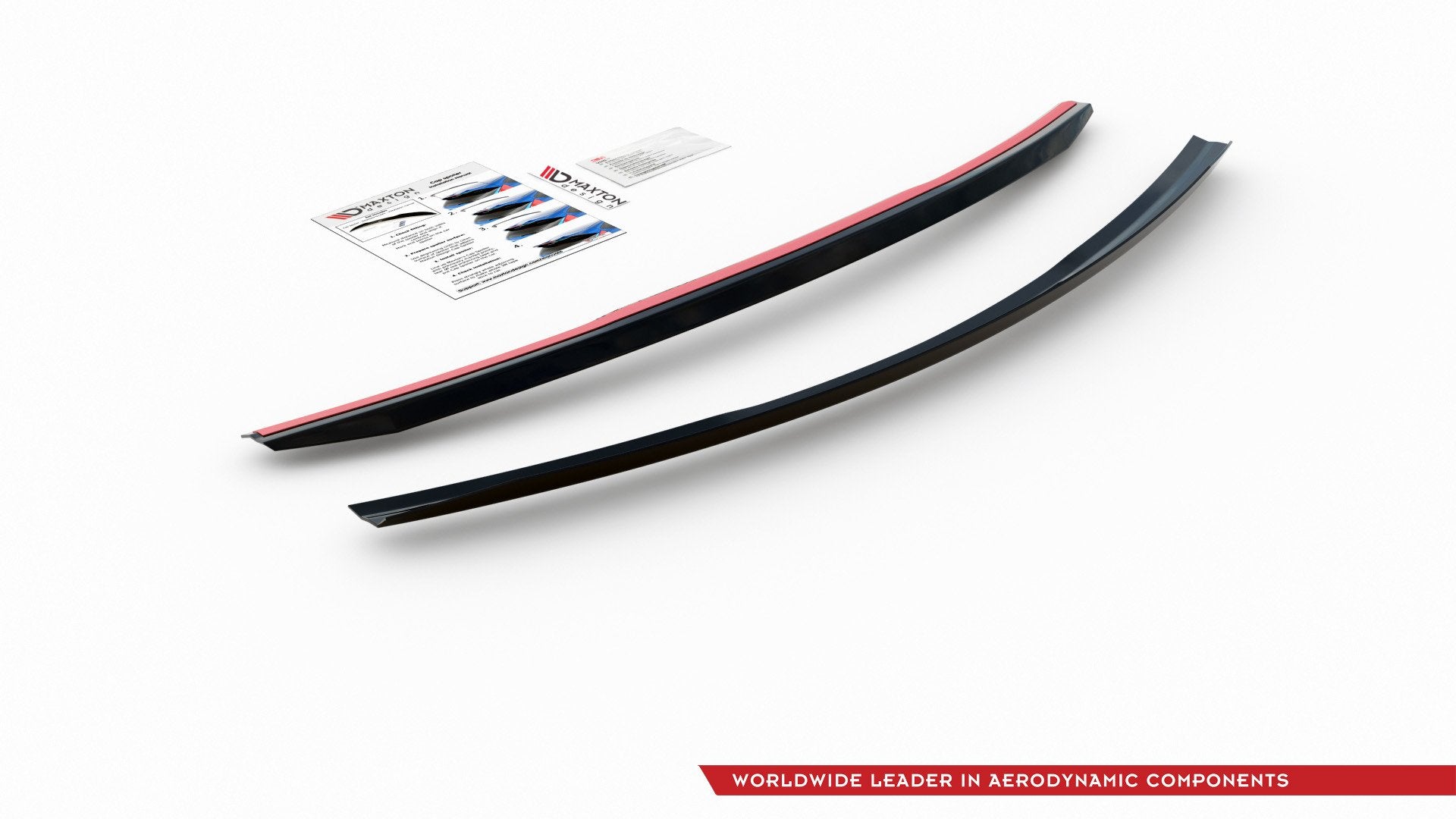 Maxton Design Spoiler CAP passend für Mercedes A35 AMG Hatchback W177 schwarz Hochglanz