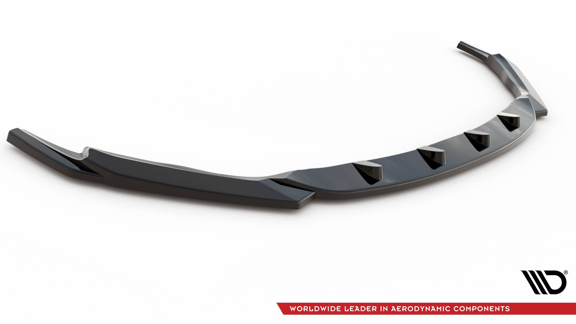 Maxton Design Street+ Spoilerlippe Front Ansatz V.2 passend für Lexus GS F Mk4 Facelift schwarz Hochglanz
