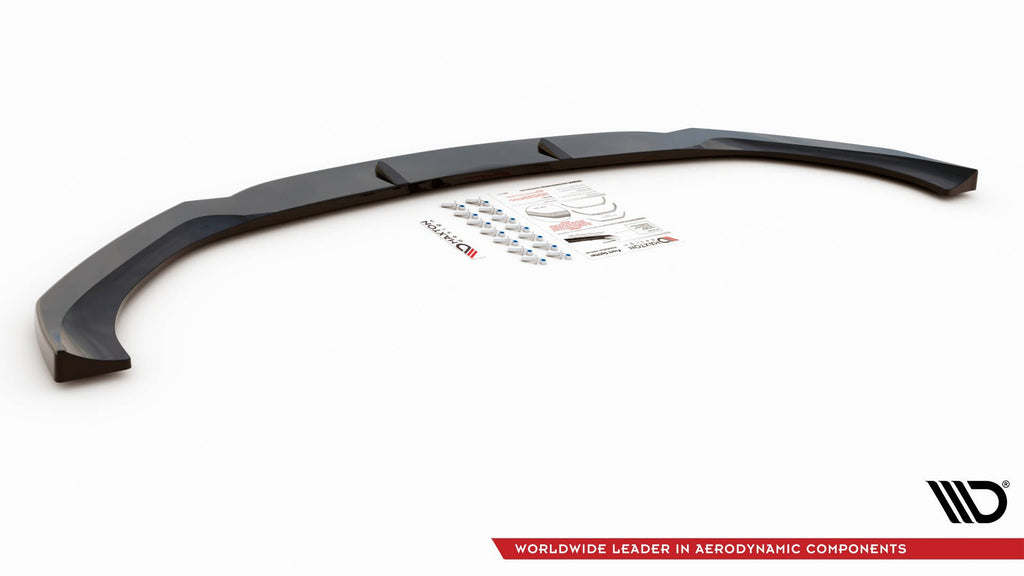 Maxton Design Front Ansatz V.2 für Mercedes-Benz CLS AMG-Line / 53AMG C257 schwarz matt