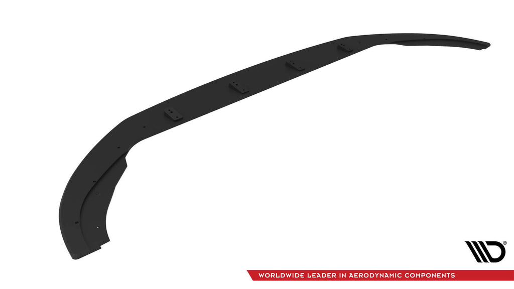 Maxton Design Street Pro Street+ Spoilerlippe Front Ansatz passend für VW Polo GTI Mk6 Facelift