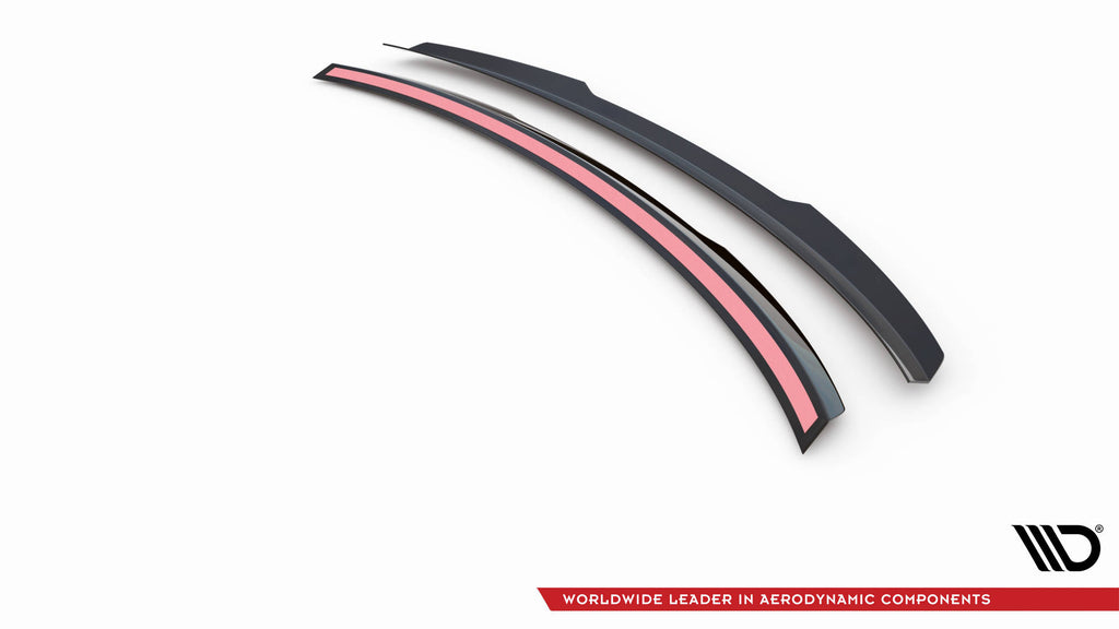 Maxton Design Spoiler CAP passend für Audi S8 / A8 S-Line D5 Facelift schwarz Hochglanz
