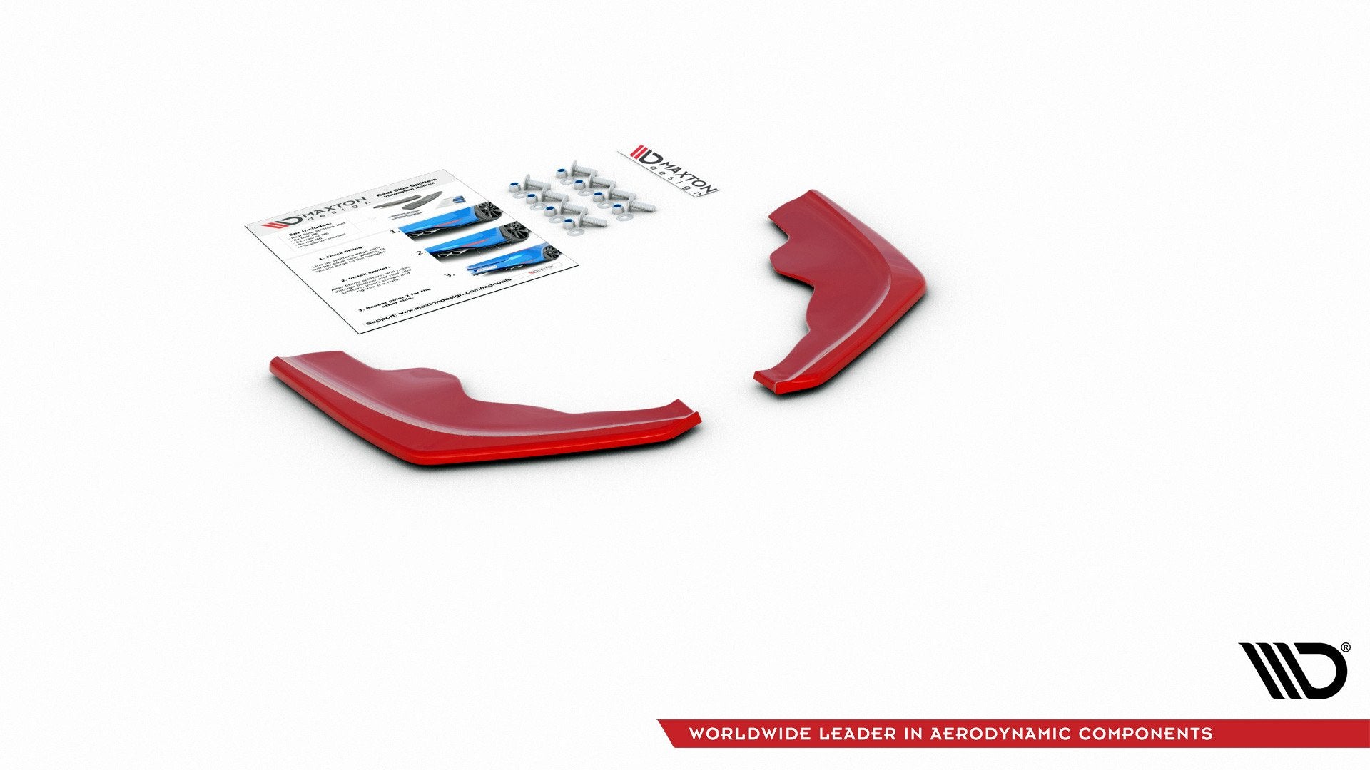 Maxton Design Heck Ansatz Flaps Diffusor V.2 passend für BMW 1er F40 M-Paket