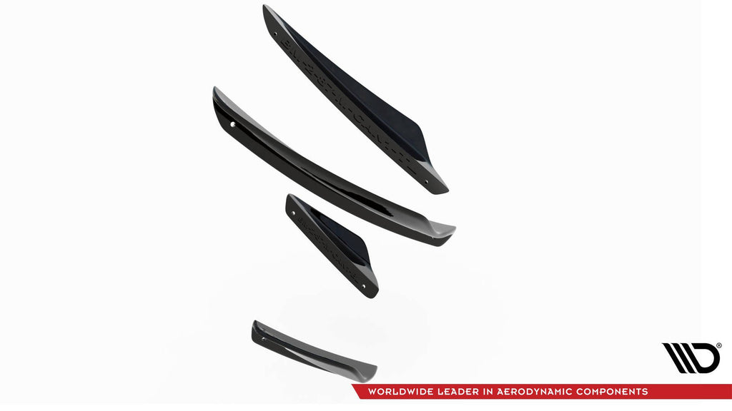 Maxton Design Stoßstangen Flaps Wings vorne Canards passend für BMW M2 F87