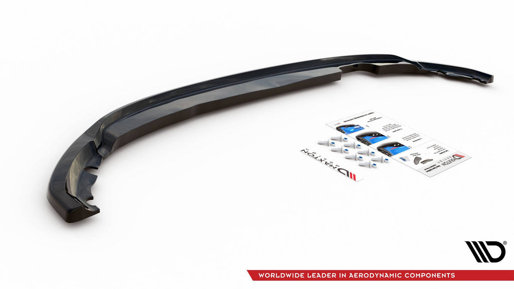 Maxton Design Heckansatz Citroen DS4 schwarz Hochglanz für Citroen DS4 [2011-2015]