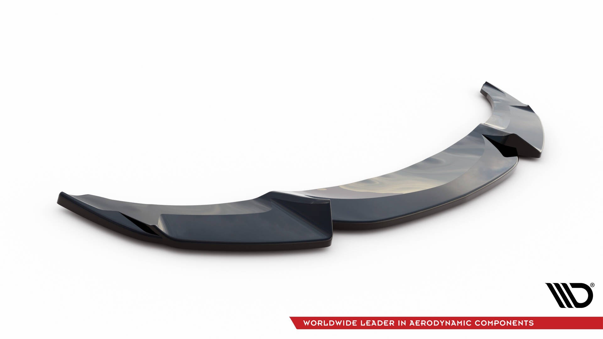 Maxton Design Street+ Spoilerlippe Front Ansatz V.3 passend für BMW 5er F10/F11 M-Paket schwarz Hochglanz
