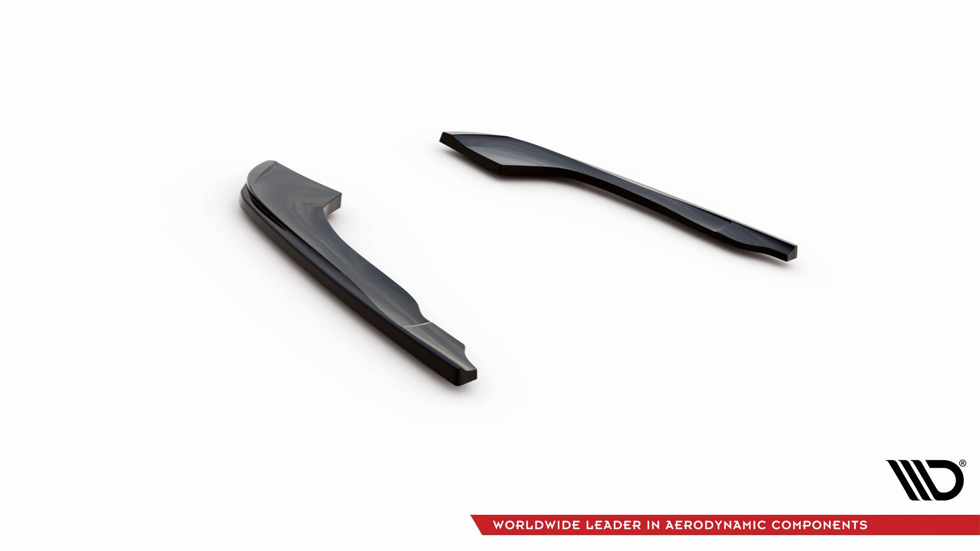 Maxton Design Heck Ansatz Flaps Diffusor V.2 passend für Kia Optima Mk4 Facelift schwarz Hochglanz