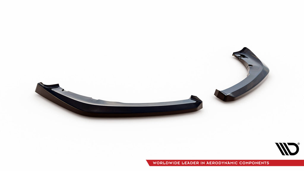 Maxton Design Heck Ansatz Flaps Diffusor passend für Porsche Boxster 987 schwarz Hochglanz