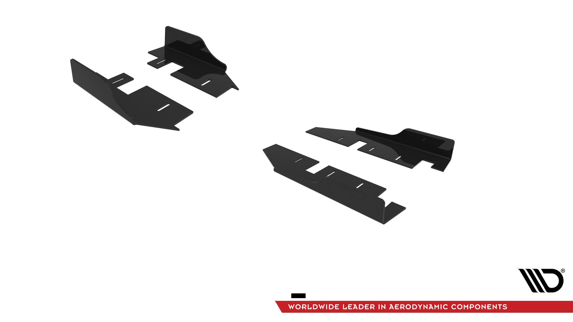 Maxton Design Seitenschweller Flaps passend für Hyundai Veloster N Mk2 schwarz Hochglanz