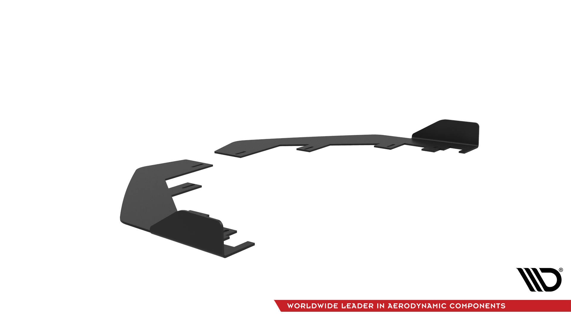 Maxton Design Front Stoßstange Flaps passend für Mercedes-AMG A35 W177 Facelift schwarz Hochglanz