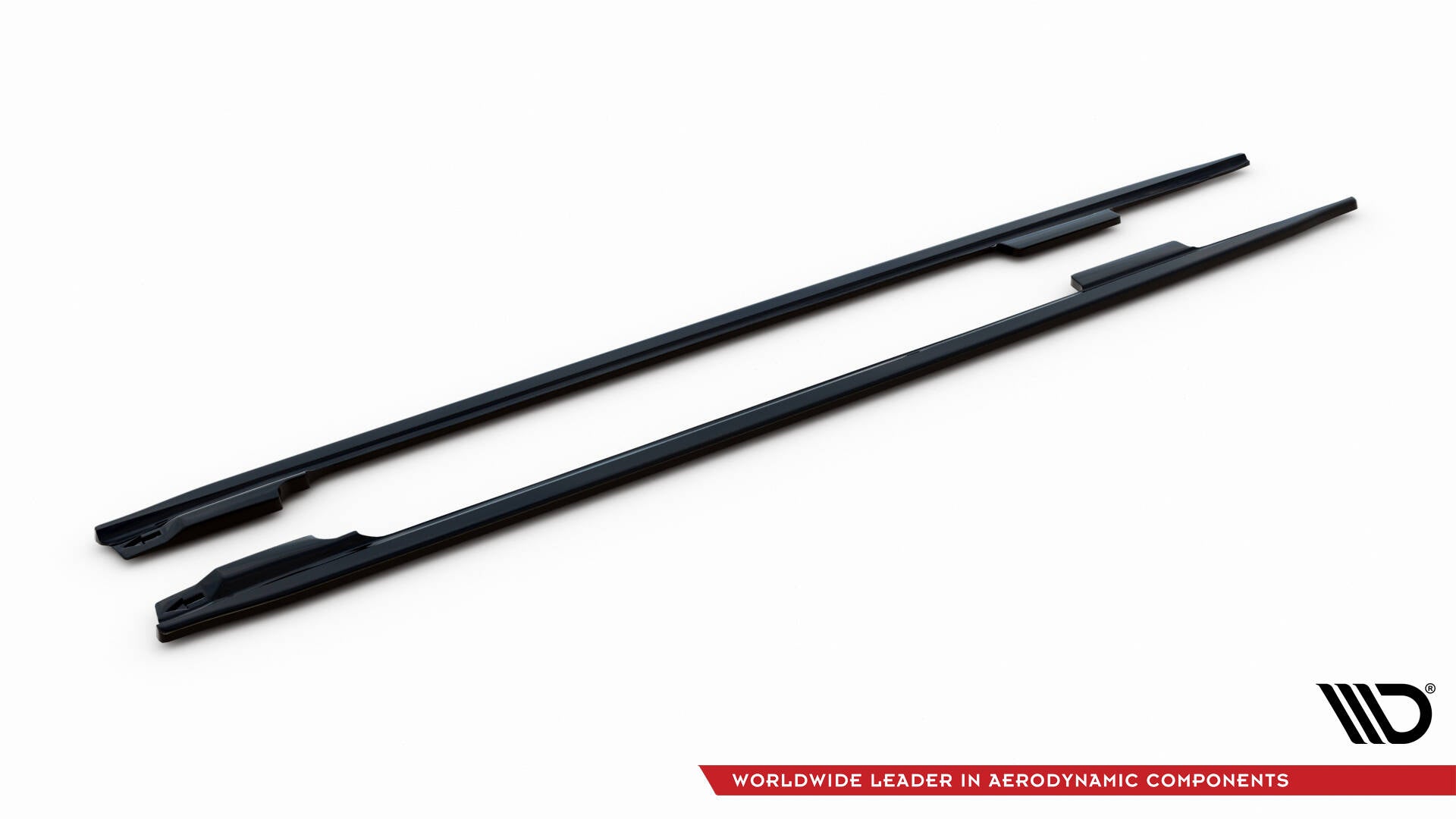 Maxton Design Street+ Seitenschweller Leisten V.2 passend für Audi A4 / A4 S-Line / S4 B8 schwarz Hochglanz