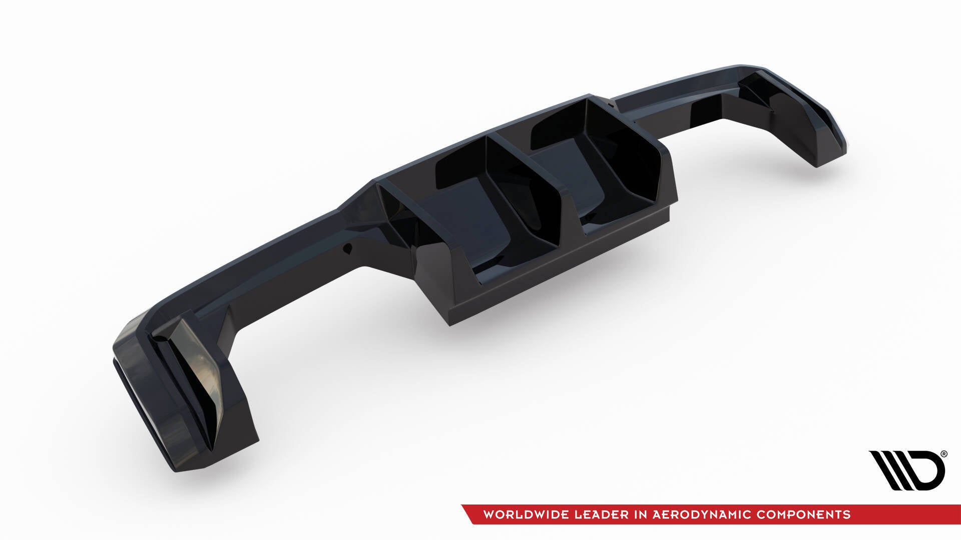 Maxton Design Diffusor Heck Ansatz passend für BMW M3 Limousine / Touring G80 / G81 schwarz Hochglanz