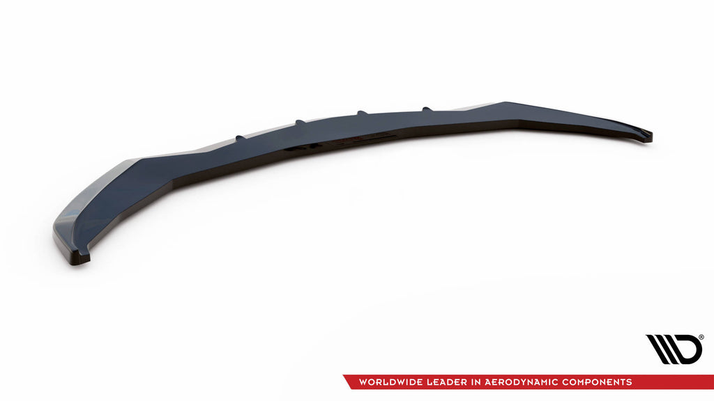 Maxton Design Street+ Spoilerlippe Front Ansatz V.1 passend für Alfa Romeo Giulia Sport schwarz Hochglanz