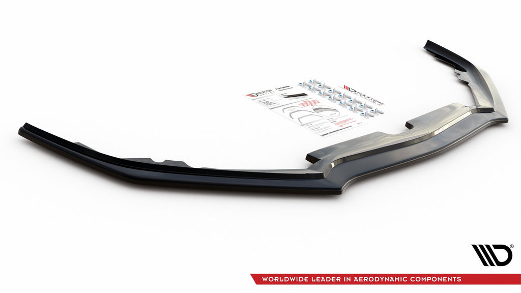 Maxton Design Front Ansatz für Honda Accord VIII (CU Series) Facelift schwarz matt