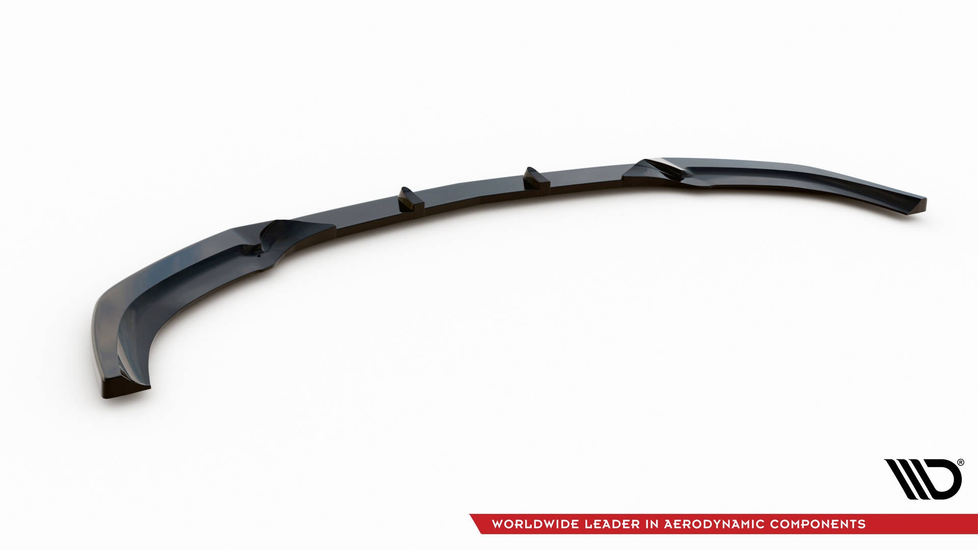 Maxton Design Street+ Spoilerlippe Front Ansatz passend für Mercedes-Benz E63 AMG Limousine W212 Facelift schwarz Hochglanz