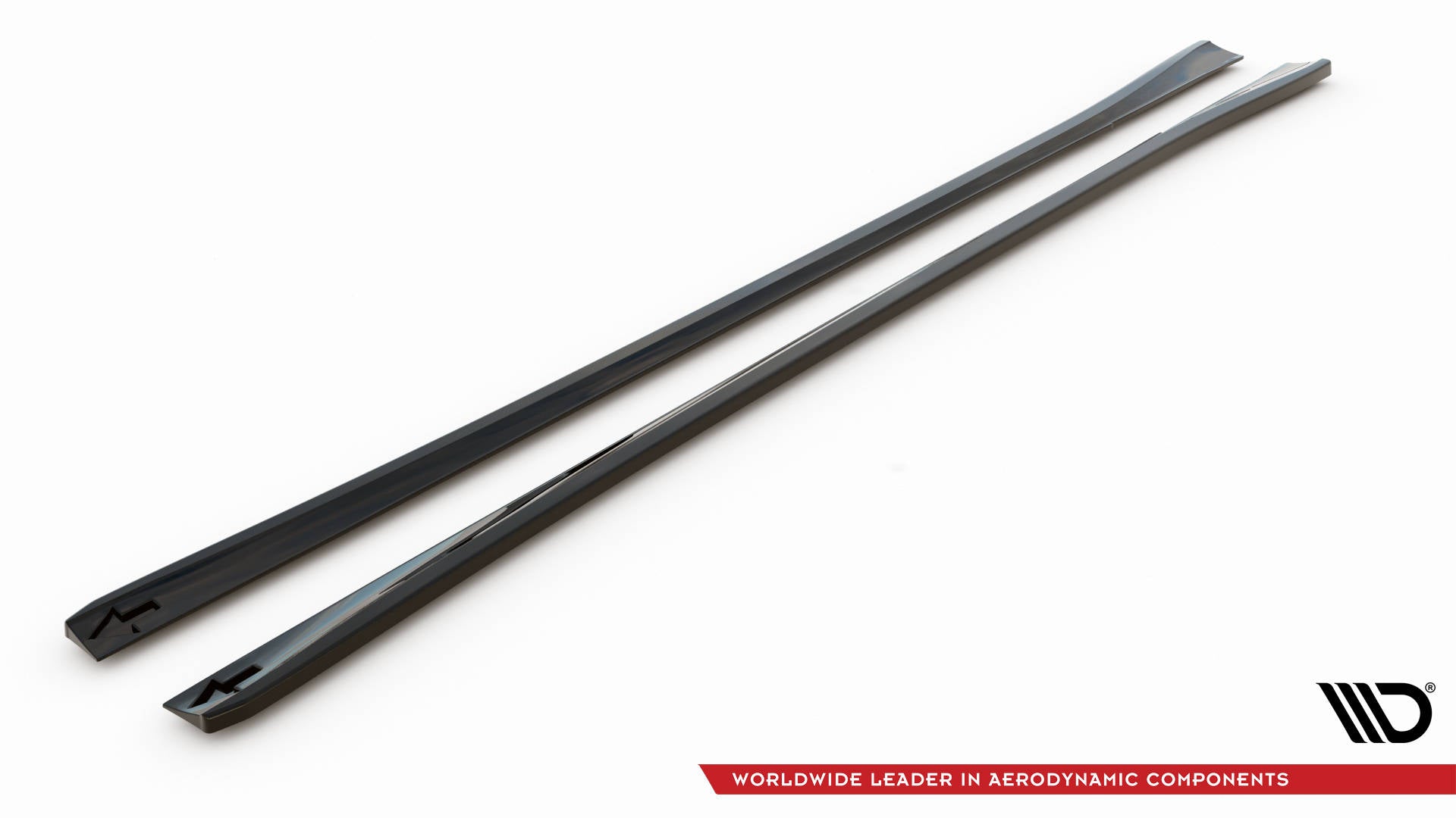 Maxton Design Street+ Seitenschweller Leisten passend für Audi A6 C8 schwarz Hochglanz