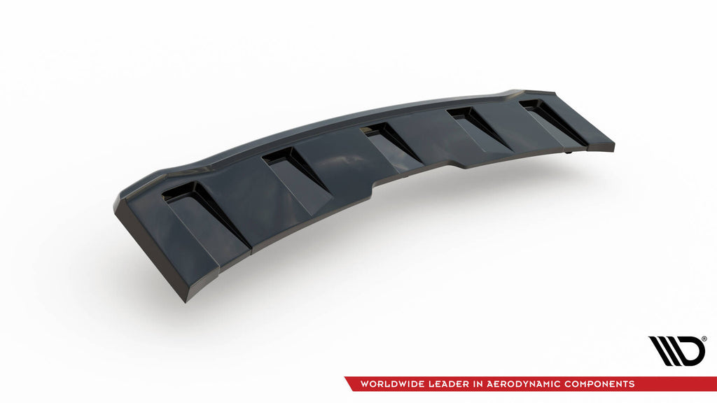 Maxton Design Heckansatz Audi A5 S-Line F5 Coupe / Sportback (mit einem vertikalen balken) schwarz Hochglanz für Audi A5 / S5 / RS5