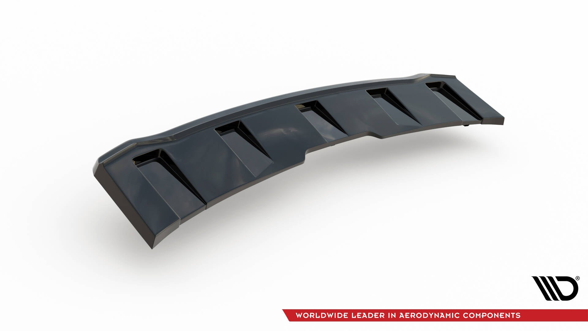 Maxton Design Heckansatz Audi A5 S-Line F5 Coupe / Sportback (mit einem vertikalen balken) schwarz Hochglanz für Audi A5 / S5 / RS5
