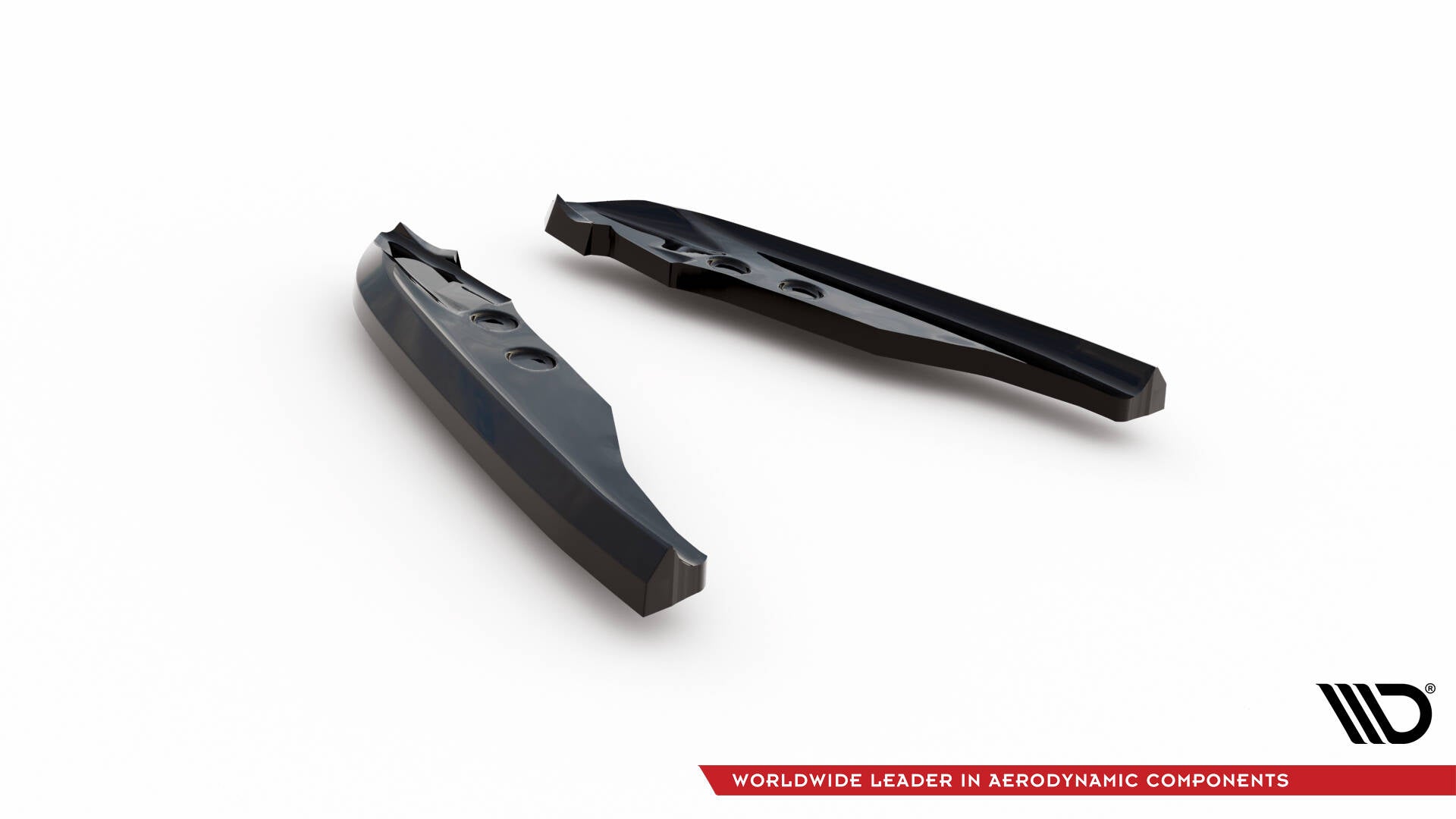 Maxton Design Heck Ansatz Flaps Diffusor passend für BMW 1er M-Paket E82 schwarz Hochglanz