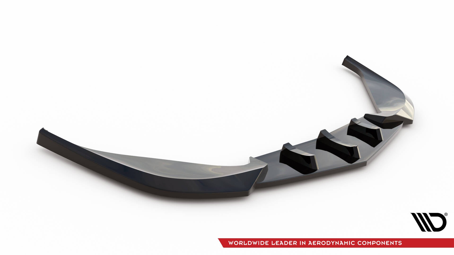Maxton Design Street+ Spoilerlippe Front Ansatz passend für Chevrolet Corvette C5 schwarz Hochglanz